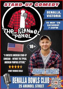 Jimmy Kuratz playing at the Benalla Bowls Club in May